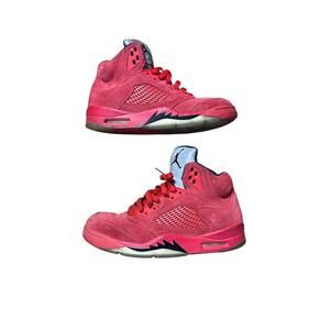 Nike Men's Pink and Red Trainer